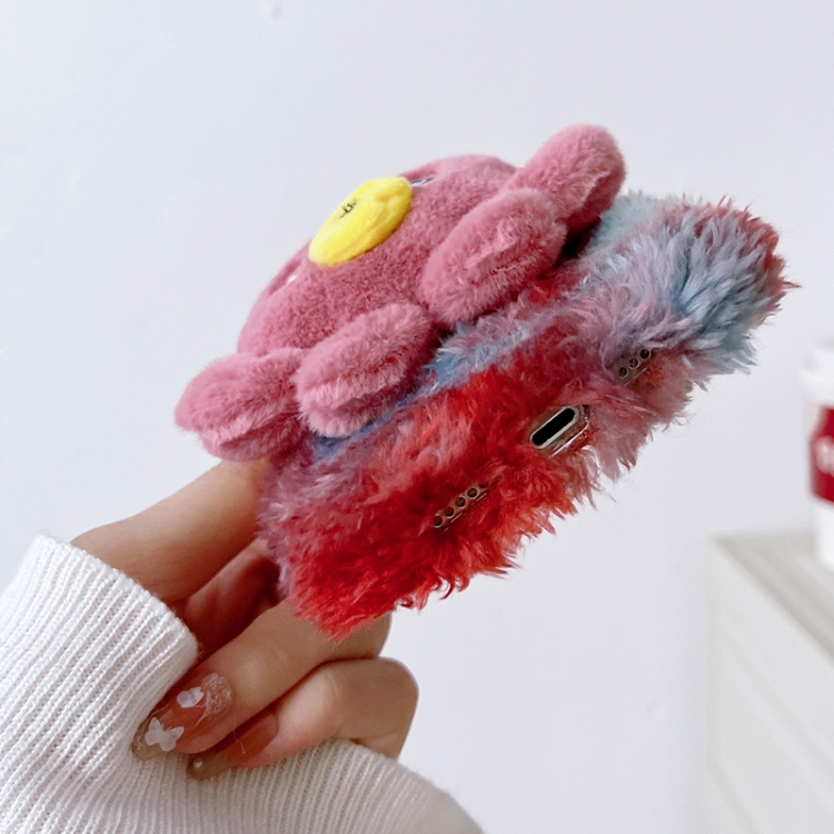 For iPhone 14 Octopus Plush TPU Phone Case(Red) For iPhone 14 Octopus Plush TPU Phone Case(Red)