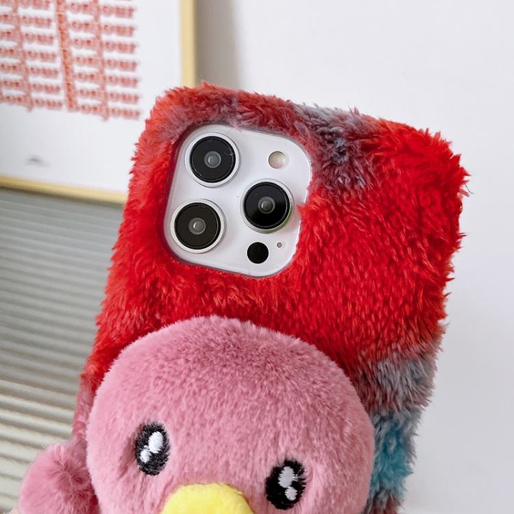 For iPhone 14 Octopus Plush TPU Phone Case(Red) For iPhone 14 Octopus Plush TPU Phone Case(Red)