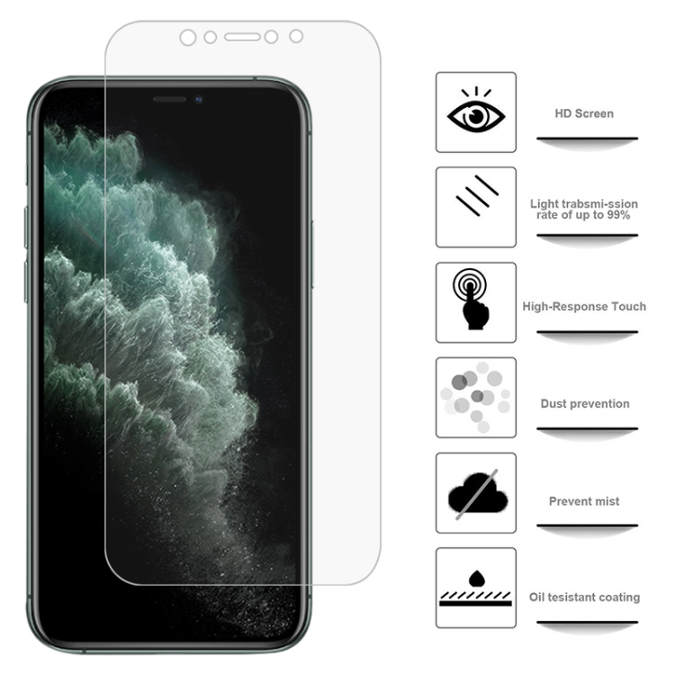 For iPhone 11 Pro / X / XS 2 PCS 3D Curved Full Cover Soft PET Film Screen Protector For iPhone 11 Pro / X / XS 2 PCS 3D Curved Full Cover Soft PET Film Screen Protector