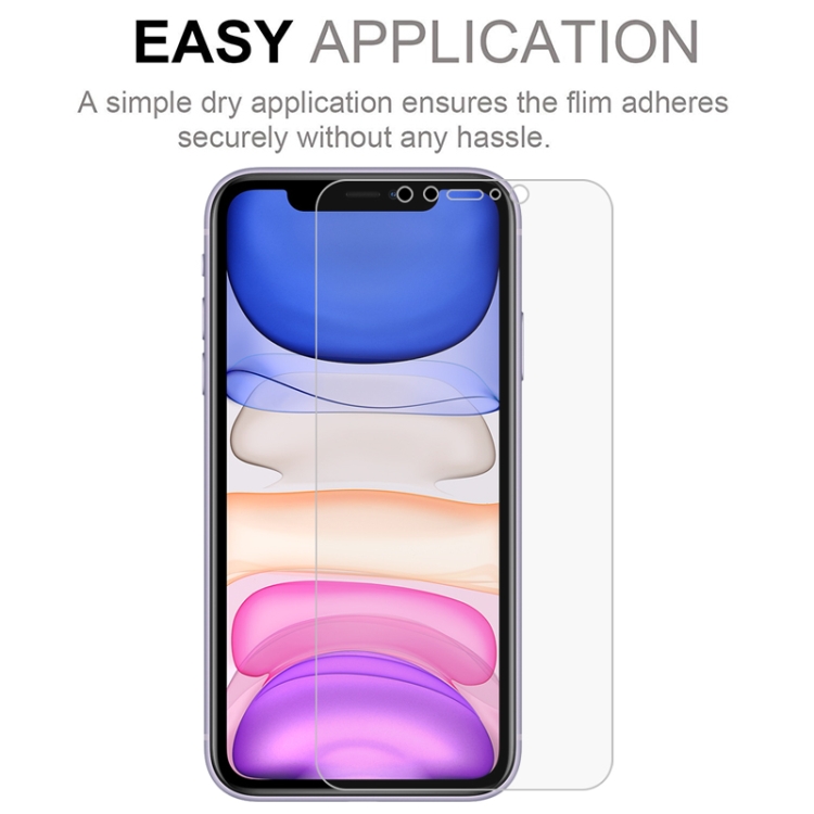 For iPhone 11 / XR 50 PCS 3D Curved Full Cover Soft PET Film Screen Protector For iPhone 11 / XR 50 PCS 3D Curved Full Cover Soft PET Film Screen Protector