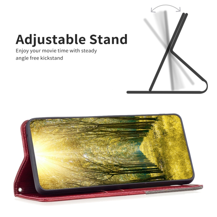 For Samsung Galaxy S23 5G Prismatic Invisible Magnetic Leather Phone Case(Red) For Samsung Galaxy S23 5G Prismatic Invisible Magnetic Leather Phone Case(Red)