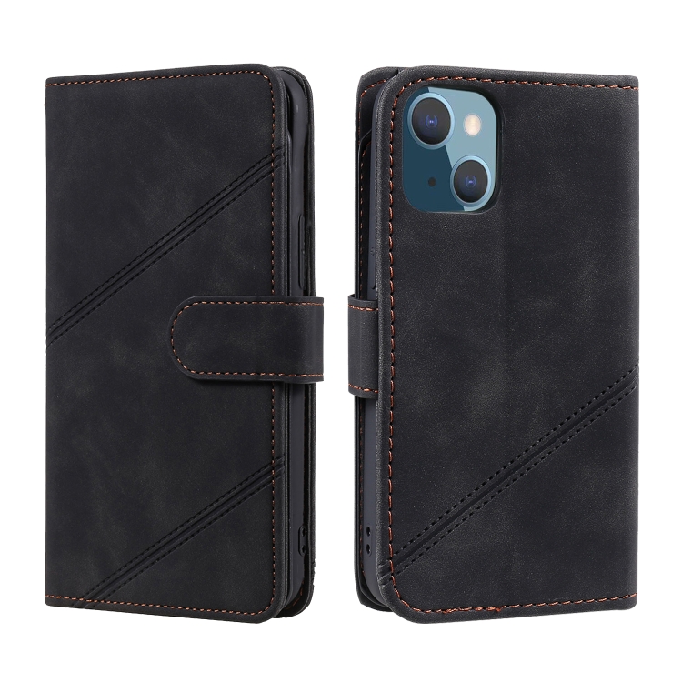 For iPhone 14 Skin Feel Multi-card Wallet Leather Phone Case(Black) For iPhone 14 Skin Feel Multi-card Wallet Leather Phone Case(Black)