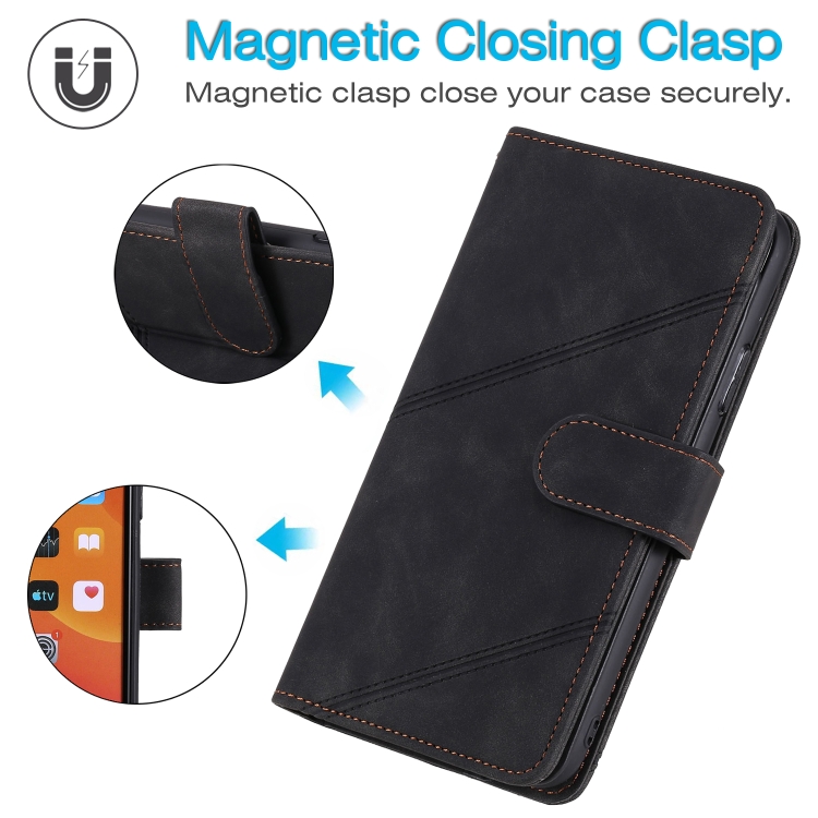For iPhone 14 Skin Feel Multi-card Wallet Leather Phone Case(Black) For iPhone 14 Skin Feel Multi-card Wallet Leather Phone Case(Black)