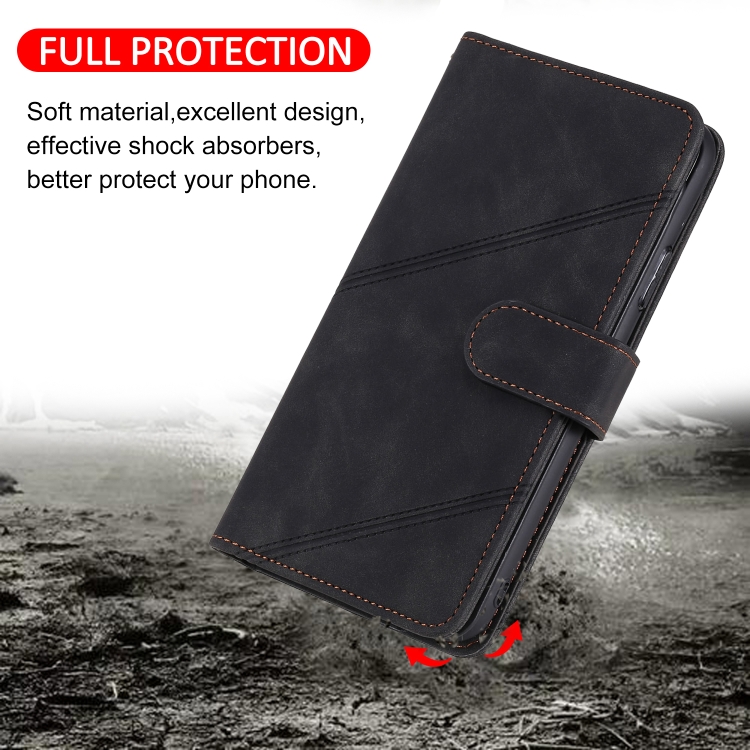 For iPhone 14 Skin Feel Multi-card Wallet Leather Phone Case(Black) For iPhone 14 Skin Feel Multi-card Wallet Leather Phone Case(Black)