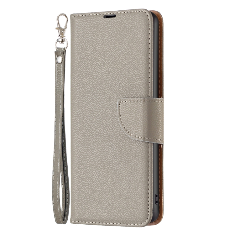 For Samsung Galaxy S23 5G Litchi Texture Pure Color Leather Phone Case(Grey) For Samsung Galaxy S23 5G Litchi Texture Pure Color Leather Phone Case(Grey)