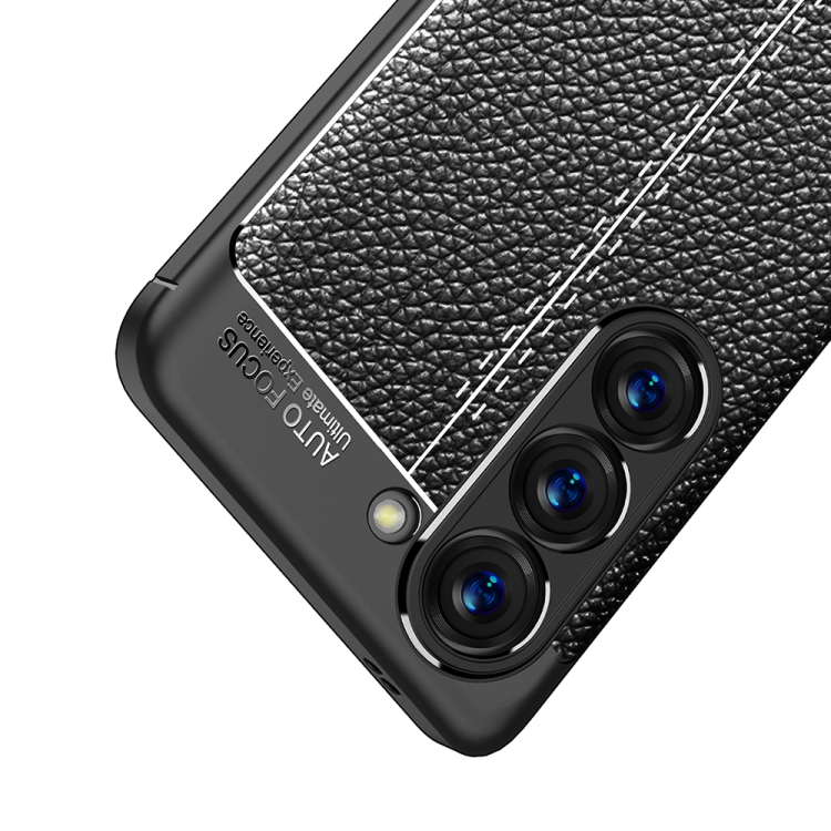 For Samsung Galaxy S23 5G Litchi Texture Shockproof TPU Phone Case(Black) For Samsung Galaxy S23 5G Litchi Texture Shockproof TPU Phone Case(Black)