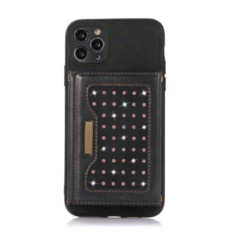 For iPhone 11 Pro Three-fold RFID Leather Phone Case with Lanyard(Black) For iPhone 11 Pro Three-fold RFID Leather Phone Case with Lanyard(Black)