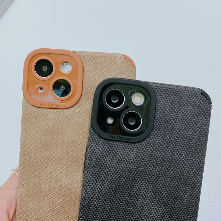 For iPhone 14 TPU Leather Phone Case(Brown) For iPhone 14 TPU Leather Phone Case(Brown)