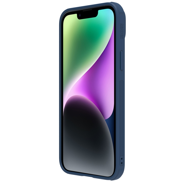 For iPhone 14 NILLKIN PC + TPU Magnetic Phone Case(Blue) For iPhone 14 NILLKIN PC + TPU Magnetic Phone Case(Blue)