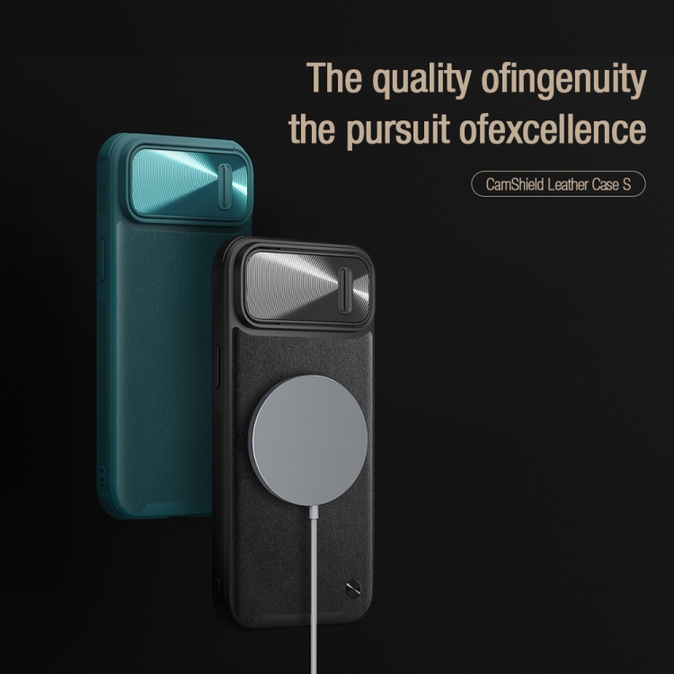 For iPhone 14 NILLKIN PC + TPU Magnetic Phone Case(Blue) For iPhone 14 NILLKIN PC + TPU Magnetic Phone Case(Blue)