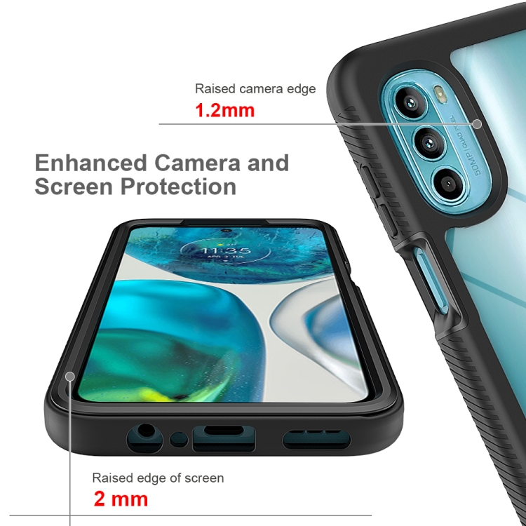 Motorola moto g82 クリアケース付き