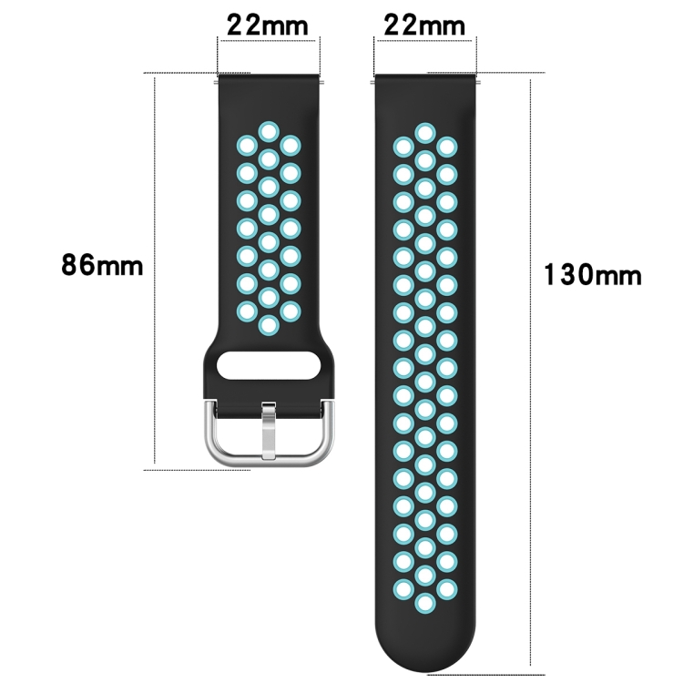 Correa de silicona de 22mm para reloj Xiaomi Mi Watch Global, pulsera  deportiva a Color, MI