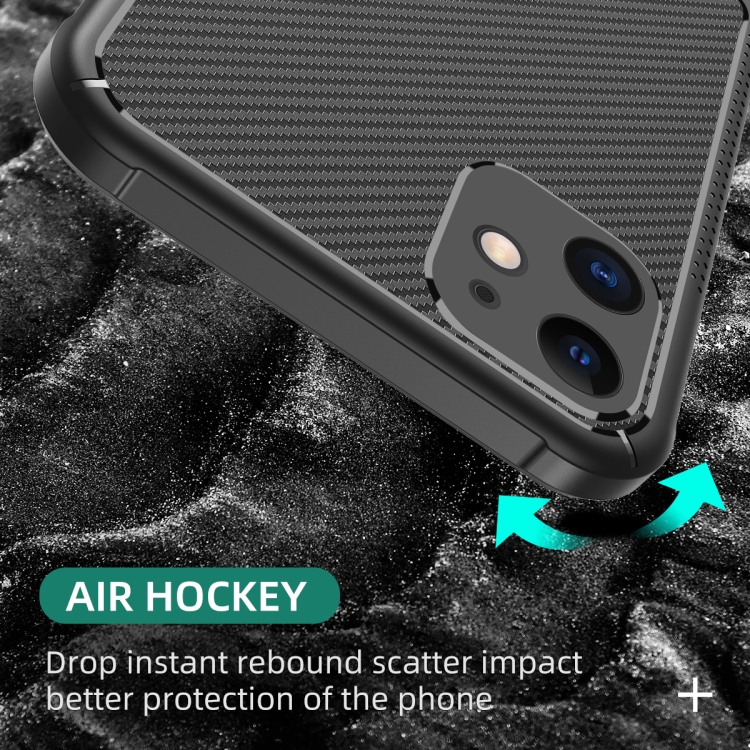 For iPhone 11 Carbon Fiber Texture Solid Color TPU Slim Case Soft Cover(Black) For iPhone 11 Carbon Fiber Texture Solid Color TPU Slim Case Soft Cover(Black)