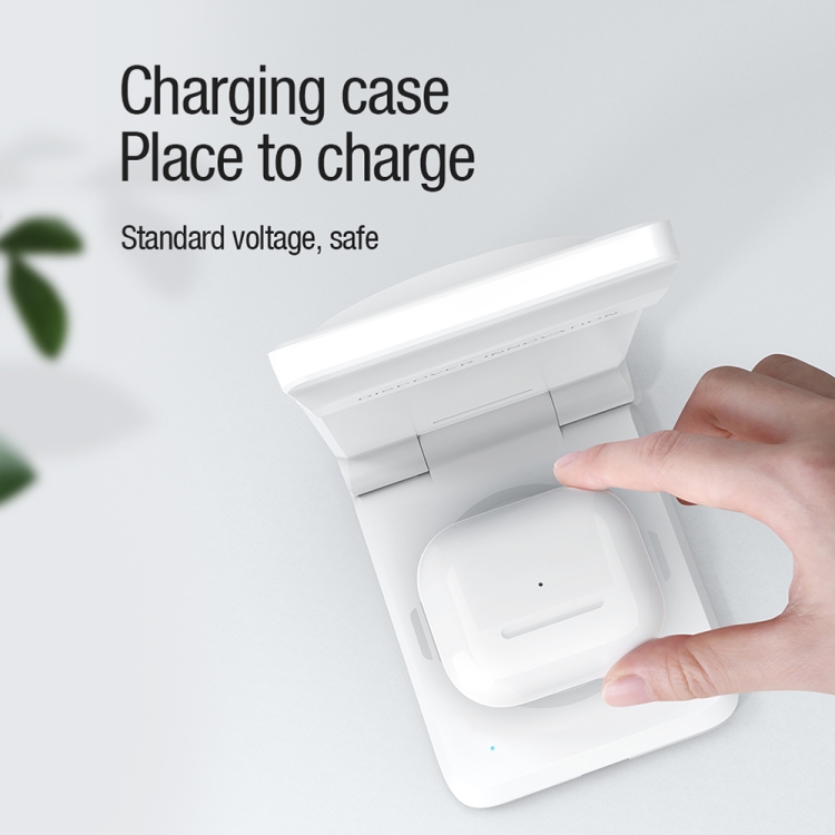 NILLKIN 3 in 1 Magnetic Wireless Charger, Specification:US Plug