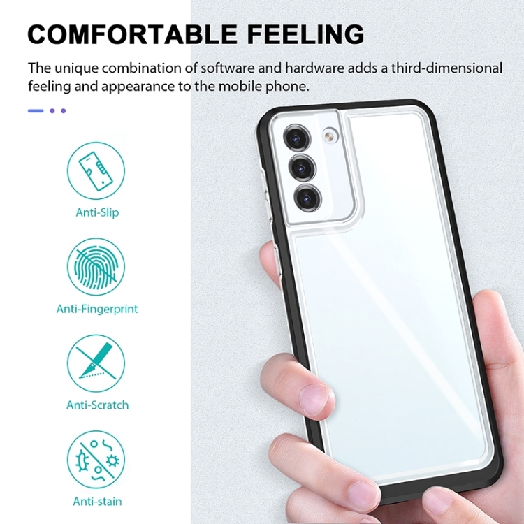 For Samsung Galaxy S23+ 5G Bright Series Clear Acrylic + PC + TPU Phone Case(Black) For Samsung Galaxy S23+ 5G Bright Series Clear Acrylic + PC + TPU Phone Case(Black)