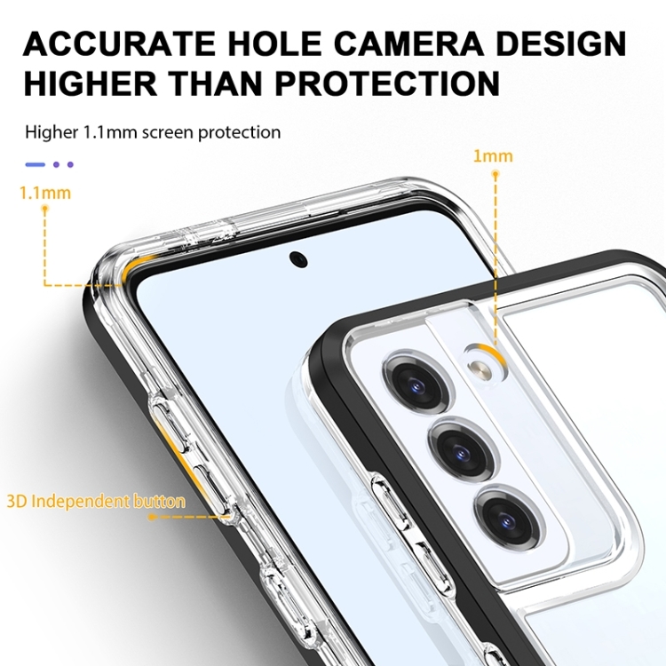 For Samsung Galaxy S23+ 5G Bright Series Clear Acrylic + PC + TPU Phone Case(Black) For Samsung Galaxy S23+ 5G Bright Series Clear Acrylic + PC + TPU Phone Case(Black)