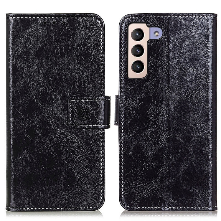 For Samsung Galaxy S23+ 5G Retro Crazy Horse Texture Horizontal Flip Leather Phone Case(Black) For Samsung Galaxy S23+ 5G Retro Crazy Horse Texture Horizontal Flip Leather Phone Case(Black)