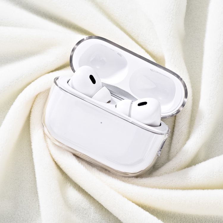 For AirPods Pro 2 Earphone Transparent PC Protective Case For AirPods Pro 2 Earphone Transparent PC Protective Case