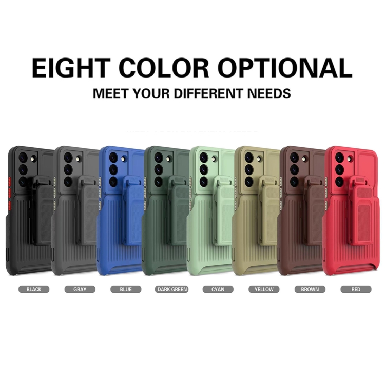 For Samsung Galaxy S23 Ultra 5G Explorer Series Back Clip Holder PC Phone Case(Red) For Samsung Galaxy S23 Ultra 5G Explorer Series Back Clip Holder PC Phone Case(Red)