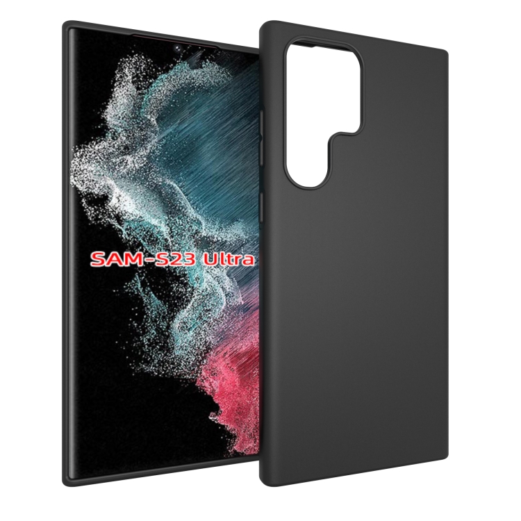 For Samsung Galaxy S23 Ultra 5G Frosted Phone Case(Black) For Samsung Galaxy S23 Ultra 5G Frosted Phone Case(Black)