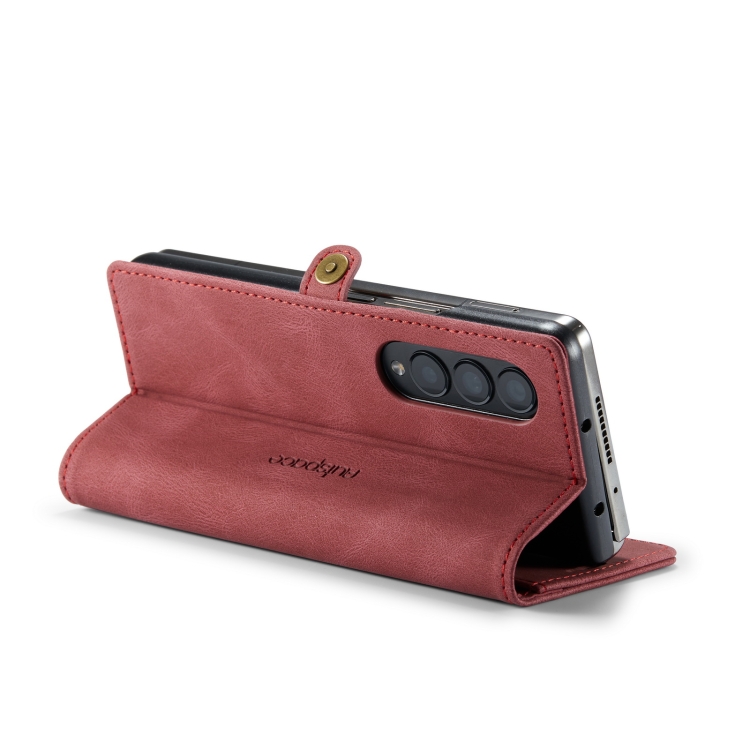 For Samsung Galaxy Z Fold4 AutSpace A01 Retro Skin-feel Crazy Horse RFID Leather Phone Case(Wine Red) For Samsung Galaxy Z Fold4 AutSpace A01 Retro Skin-feel Crazy Horse RFID Leather Phone Case(Wine Red)