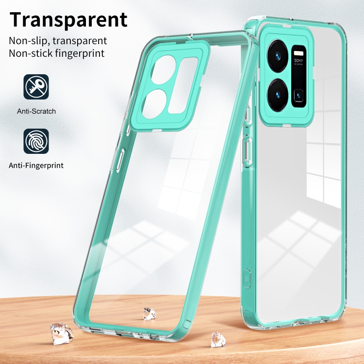 For Cover Vivo Y36 Case For Vivo Y36 Cover Shockproof Phone Bumper Back  Colour Frame Translucent Matte Cover For Vivo Y36 Fundas