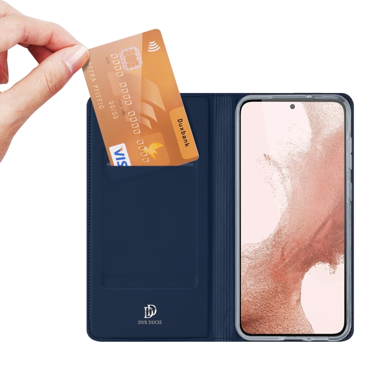 For Samsung Galaxy S23+ 5G DUX DUCIS Skin Pro Series Flip Leather Phone Case(Blue) For Samsung Galaxy S23+ 5G DUX DUCIS Skin Pro Series Flip Leather Phone Case(Blue)