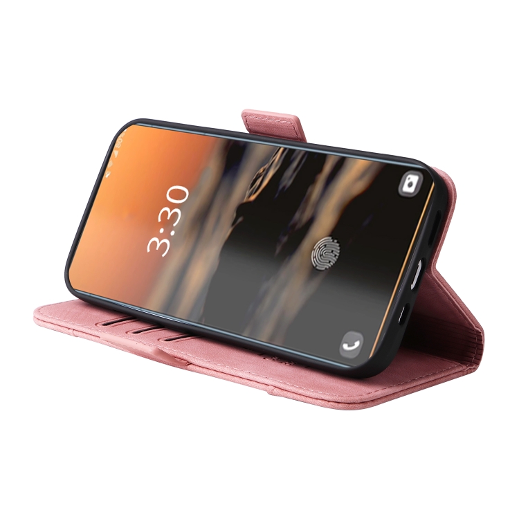 For Samsung Galaxy S23 Ultra 5G BETOPNICE Dual-side Buckle Leather Phone Case(Pink)