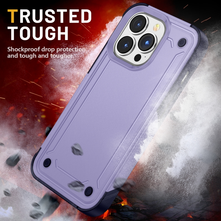 For iPhone 12 Pro Max 2 in 1 Soft TPU Hard PC Phone Case(Purple Royal Blue) For iPhone 12 Pro Max 2 in 1 Soft TPU Hard PC Phone Case(Purple Royal Blue)