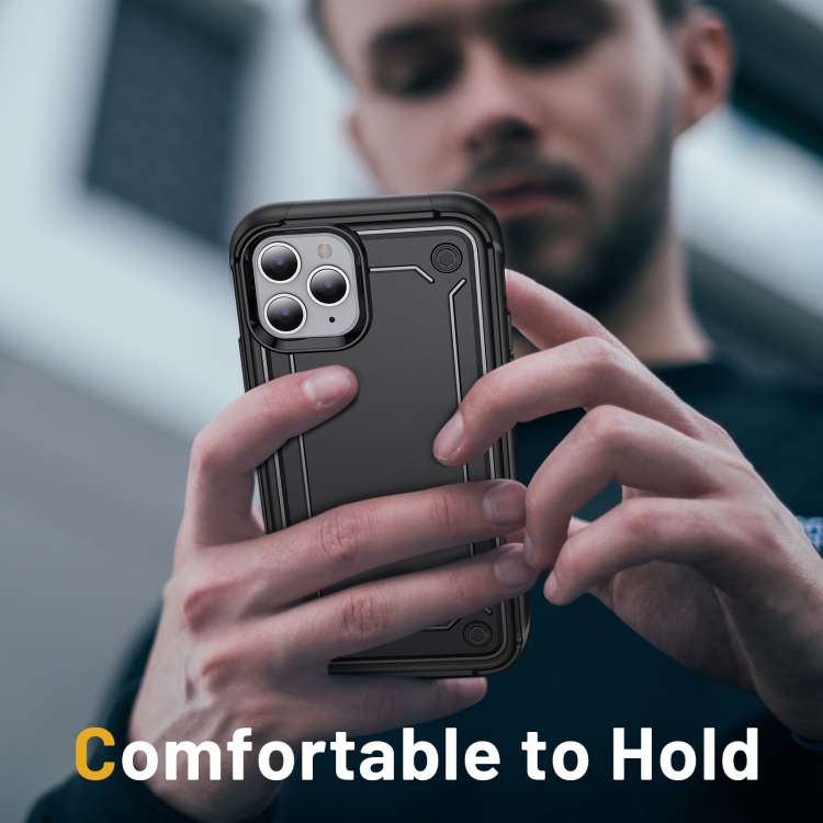For iPhone 11 2 in 1 Soft TPU Hard PC Phone Case(Black) For iPhone 11 2 in 1 Soft TPU Hard PC Phone Case(Black)