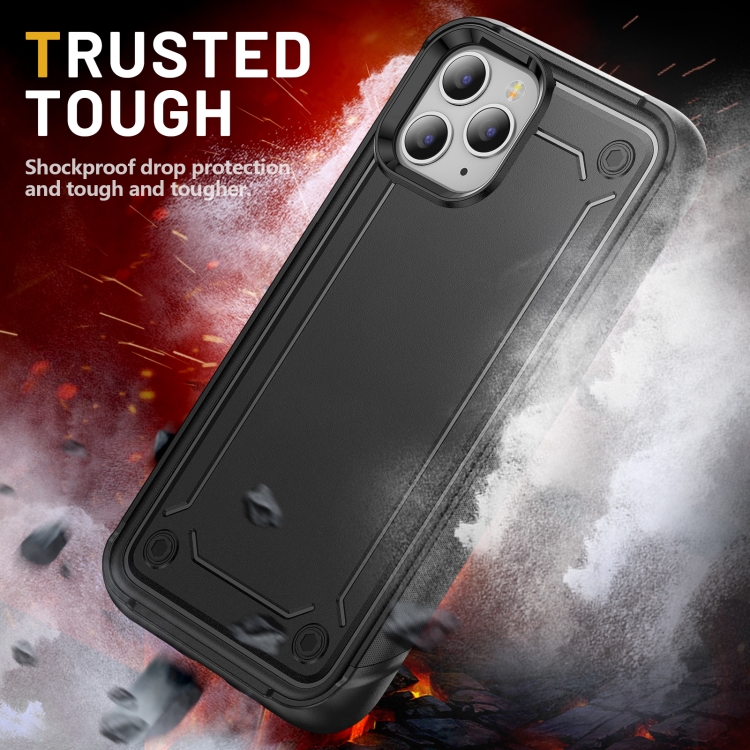 For iPhone 11 Pro Max 2 in 1 Soft TPU Hard PC Phone Case(Black) For iPhone 11 Pro Max 2 in 1 Soft TPU Hard PC Phone Case(Black)