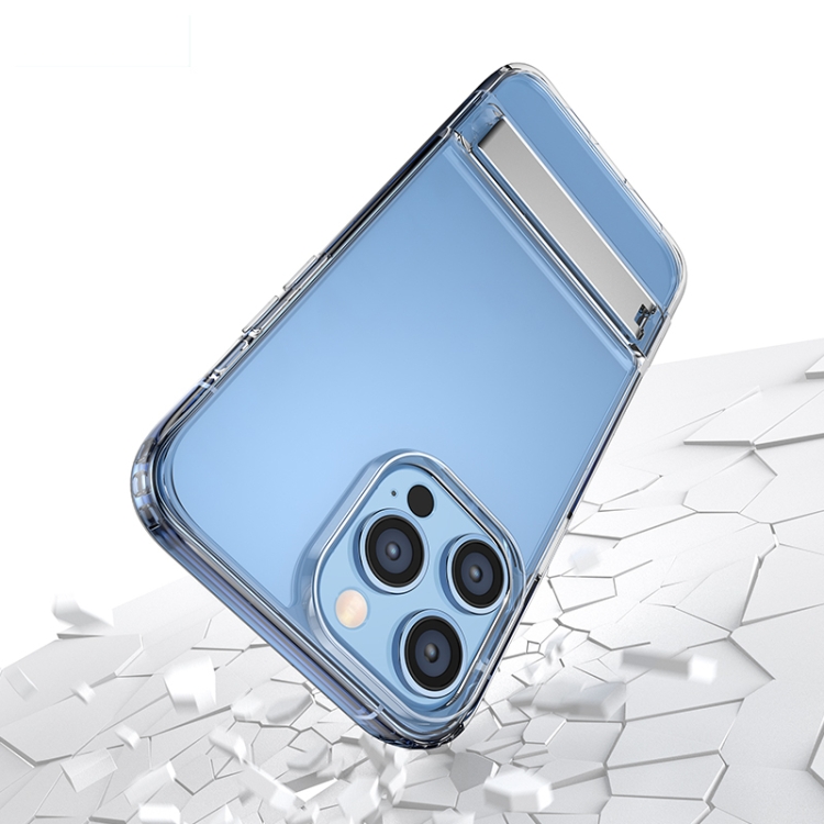 For iPhone 14 Plus USAMS US-BH808 Wingy Series Invisible Holder Phone Case(Transparent) For iPhone 14 Plus USAMS US-BH808 Wingy Series Invisible Holder Phone Case(Transparent)