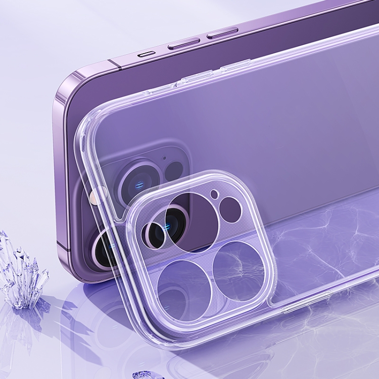 For iPhone 14 Pro USAMS US-BH830 Crystal Series Precision Hole Phone Case(Transparent) For iPhone 14 Pro USAMS US-BH830 Crystal Series Precision Hole Phone Case(Transparent)