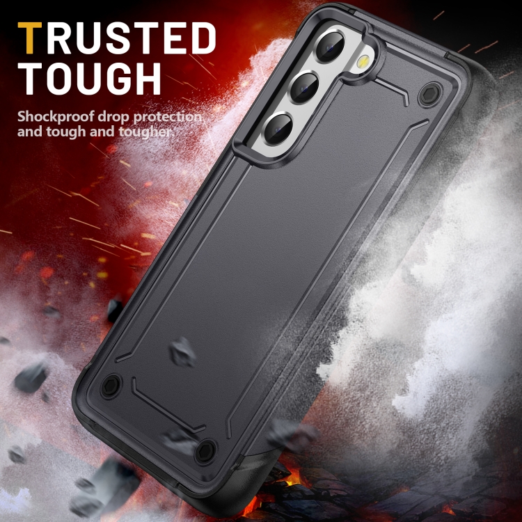 For Samsung Galaxy S21 5G 2 in 1 Soft TPU Hard PC Phone Case(Grey) For Samsung Galaxy S21 5G 2 in 1 Soft TPU Hard PC Phone Case(Grey)