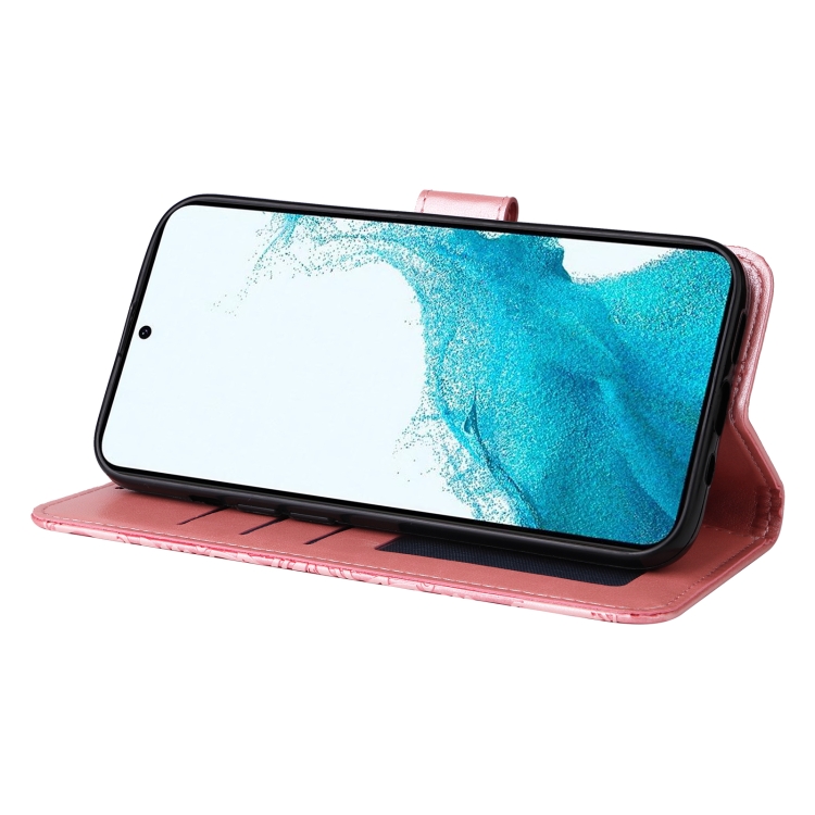 For Samsung Galaxy S23+ 5G Embossed Sunflower Leather Phone Case(Pink) For Samsung Galaxy S23+ 5G Embossed Sunflower Leather Phone Case(Pink)