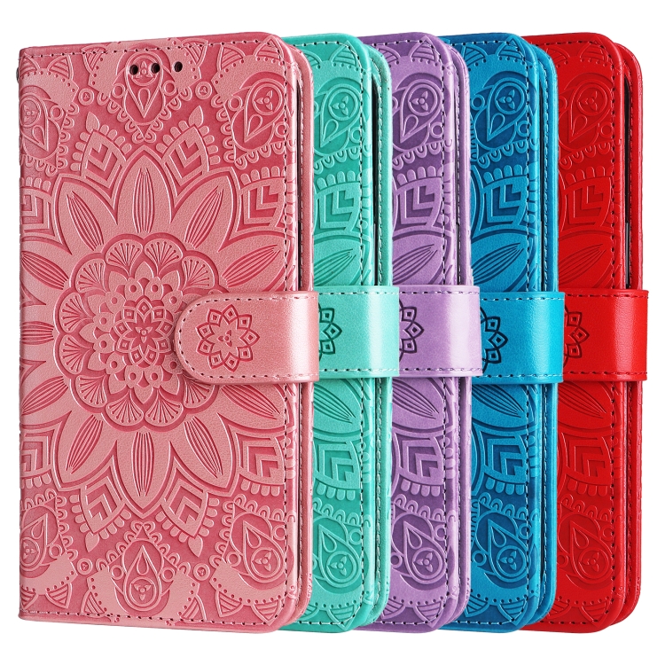 For Samsung Galaxy S23+ 5G Embossed Sunflower Leather Phone Case(Pink) For Samsung Galaxy S23+ 5G Embossed Sunflower Leather Phone Case(Pink)