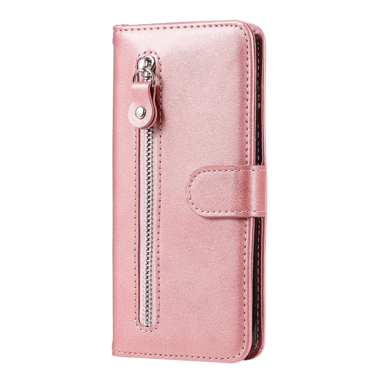 For Samsung Galaxy S23 Ultra 5G Calf Texture Zipper Leather Phone Case(Rose Gold) For Samsung Galaxy S23 Ultra 5G Calf Texture Zipper Leather Phone Case(Rose Gold)