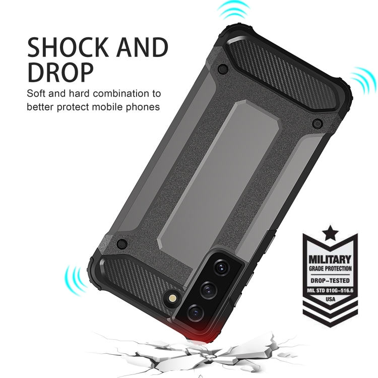 For Samsung Galaxy S23+ 5G Magic Armor TPU + PC Phone Case(Grey) For Samsung Galaxy S23+ 5G Magic Armor TPU + PC Phone Case(Grey)