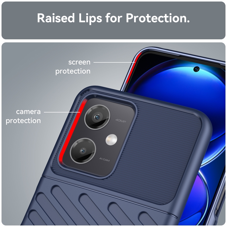 Para Xiaomi Redmi 12 5G Thunderbolt Funda protectora suave para teléfono  TPU a prueba de golpes (