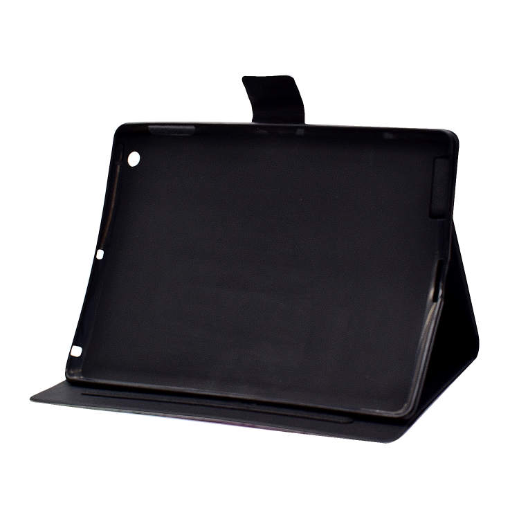 For iPad 2 / 3 / 4 Horizontal Painted Flat Leather Case with Sleep Function & Pen Cover & Card Slot & Holder(Shar Pei)