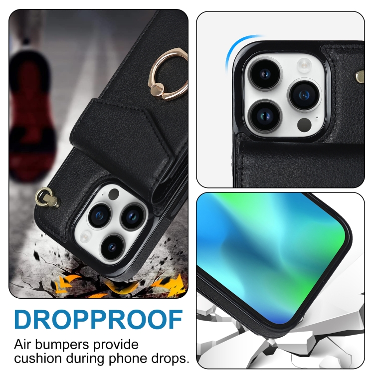 For iPhone 11 Pro Anti-theft RFID Card Slot Phone Case(Black) For iPhone 11 Pro Anti-theft RFID Card Slot Phone Case(Black)