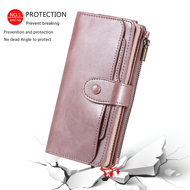 For Galaxy Note 8 Multifunctional Retro Detachable Magnetic Horizontal Flip Leather Case with Card Slots & Holder & Wallet & Photo Frame(Rose Gold) For Galaxy Note 8 Multifunctional Retro Detachable Magnetic Horizontal Flip Leather Case with Card Slots & Holder & Wallet & Photo Frame(Rose Gold)
