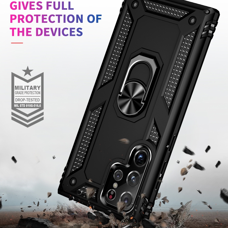For Samsung Galaxy S23 Ultra 5G Shockproof TPU + PC Phone Case(Black) For Samsung Galaxy S23 Ultra 5G Shockproof TPU + PC Phone Case(Black)