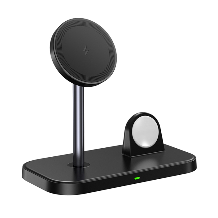 WA21 2 in 1 Magnetic Wireless Charger Phone Holder for iPhone 12 / 13 / 14 / 15 Series Phones & AirPods(Black) WA21 2 in 1 Magnetic Wireless Charger Phone Holder for iPhone 12 / 13 / 14 / 15 Series Phones & AirPods(Black)