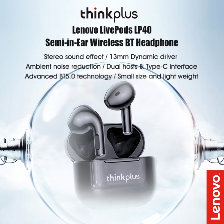 Auriculares Inalámbricos Bluetooth Lenovo Lp40 Tws Earbuds