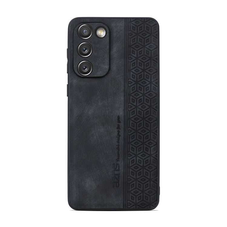 For Samsung Galaxy S20 FE / S20 Lite AZNS 3D Embossed Skin Feel Phone Case(Black) For Samsung Galaxy S20 FE / S20 Lite AZNS 3D Embossed Skin Feel Phone Case(Black)