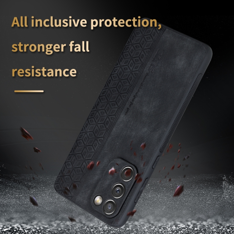 For Samsung Galaxy S20 FE / S20 Lite AZNS 3D Embossed Skin Feel Phone Case(Black) For Samsung Galaxy S20 FE / S20 Lite AZNS 3D Embossed Skin Feel Phone Case(Black)