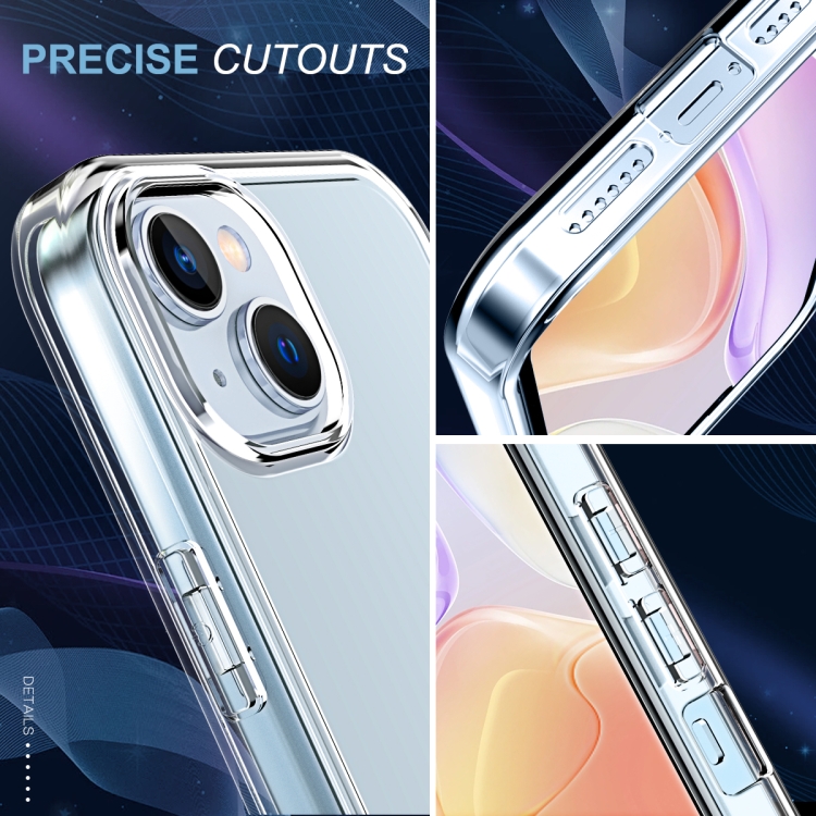 For iPhone 14 Plus 360 Full Body Clear Phone Case(Transparent)