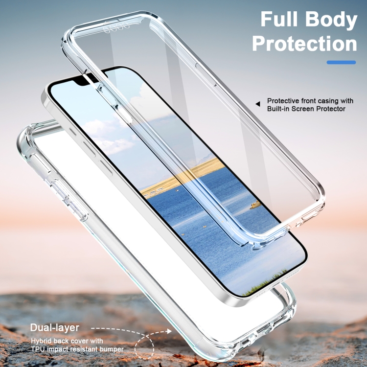 iPhone SE 360 ° cuerpo completo pantalla transparente TPU + protector de  PET