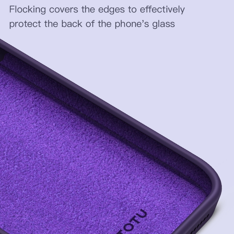 For iPhone 14 TOTUDESIGN AA-148 Brilliant Series Shockproof Liquid Silicone Phone Case(Dark Purple) For iPhone 14 TOTUDESIGN AA-148 Brilliant Series Shockproof Liquid Silicone Phone Case(Dark Purple)